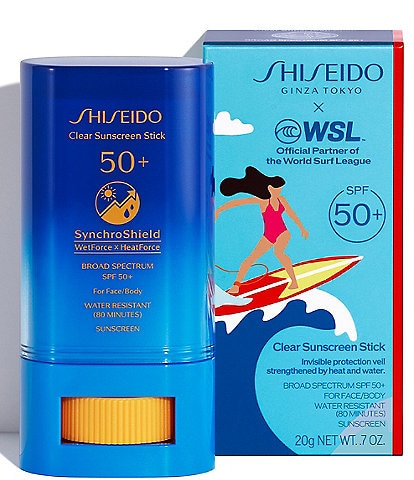 Shiseido Limited-Edition World Surf League Clear Sunscreen Stick SPF 50+