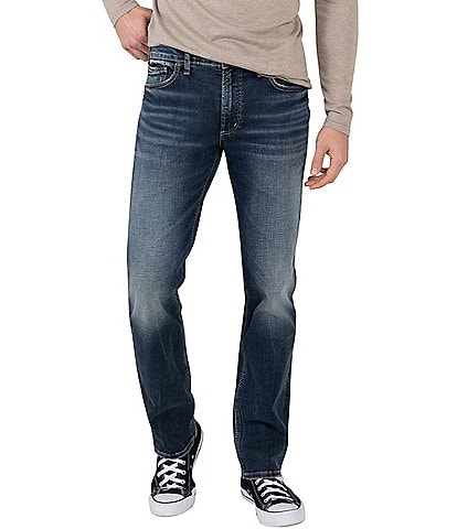 Silver Jeans Co. Allan Classic Fit Straight Leg Performance Stretch Jeans