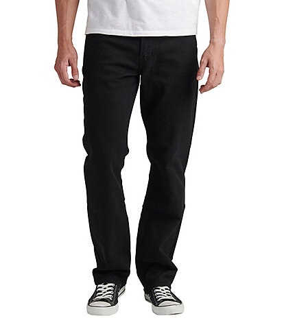 Silver Jeans Co. Big & Tall Black Relaxed-Fit Stretch Denim Jeans
