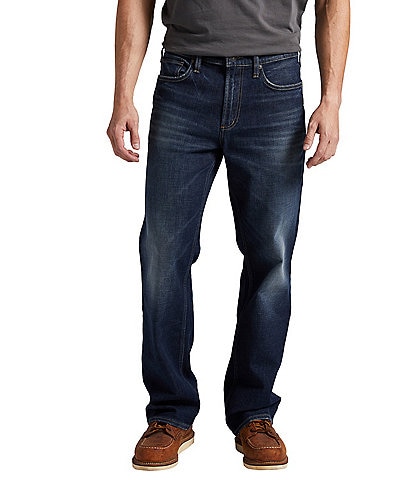 Silver Jeans Co. Craig Classic-Fit Indigo Blue Bootcut Mid Flex Jeans