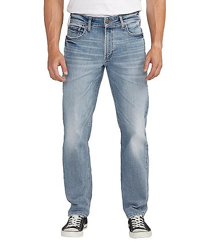 Silver Jeans Co. Eddie Classic-Athletic Fit Tapered Leg MadeFlex Denim Jeans