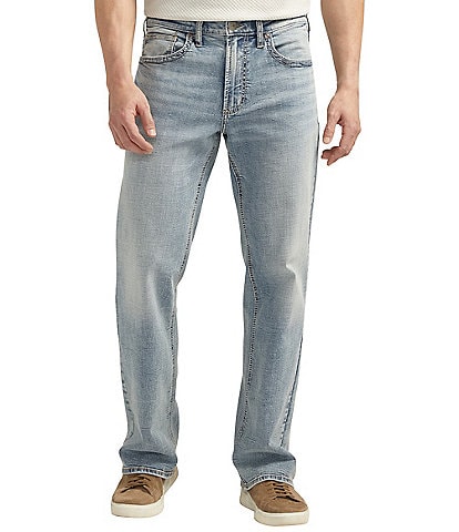 Silver Jeans Co. Eddie Max Stretch Straight-Leg Jeans