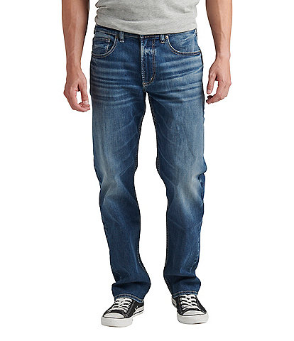 Silver Jeans Co. Eddie Relaxed-Fit Tapered-Leg Jeans