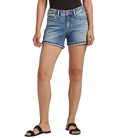 Silver Jeans Co. Elyse High Rise Rolled Cuff Shorts