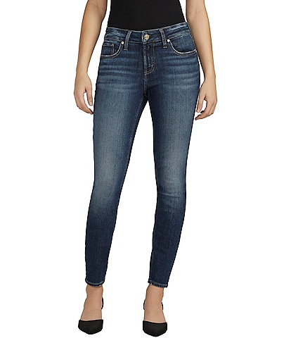 Silver Jeans Co. Elyse Mid Rise Skinny Jeans