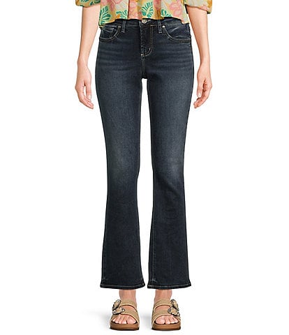 Silver Jeans Co. Elyse Mid Rise Slim Fit Bootcut Jeans