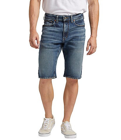 Silver Jeans Co. Gordie Relaxed Fit MID FLEX 13#double; Inseam Shorts