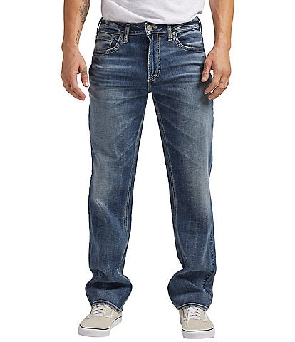 Silver Jeans Co. Grayson Straight Leg MAX FLEX Dark Wash Jeans