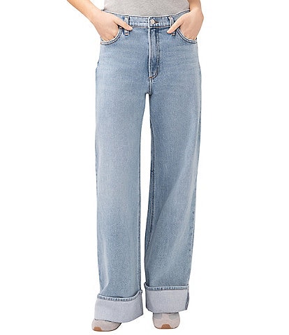 Silver Jeans Co. Highly Desirable High Rise Slim Fit Wide Leg Jeans