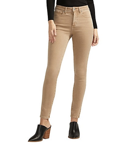 Khaki jeggings for juniors best sale