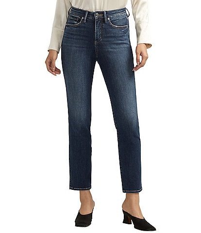 Silver Jeans Co. Isbister High Rise Straight Leg Power Stretch Jeans