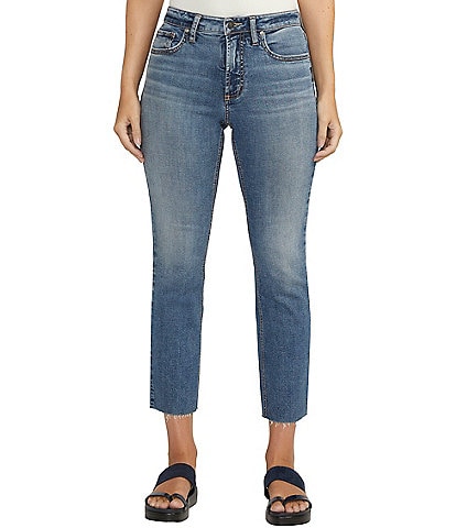 Silver Jeans Co. Women's Elyse Mid Rise Comfort Fit Capri Jeans - ShopStyle