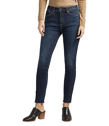 Silver Jeans Co. Most Wanted Mid Rise Power Stretch Skinny Jeans