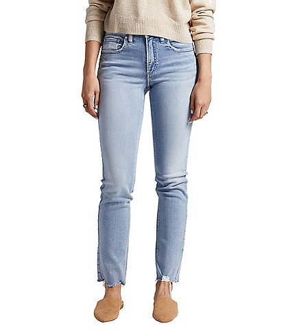 Silver Jeans Co. Most Wanted Mid Rise Straight Leg Jeans