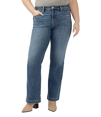 Silver Jeans Co. Plus Size Avery High Rise Trouser Jeans