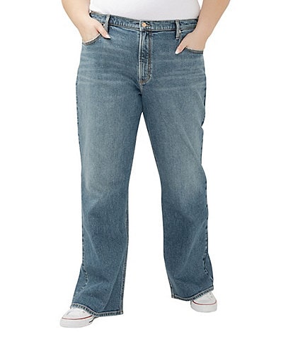 Silver Jeans Co. Plus Size Baggy Bootcut Jeans