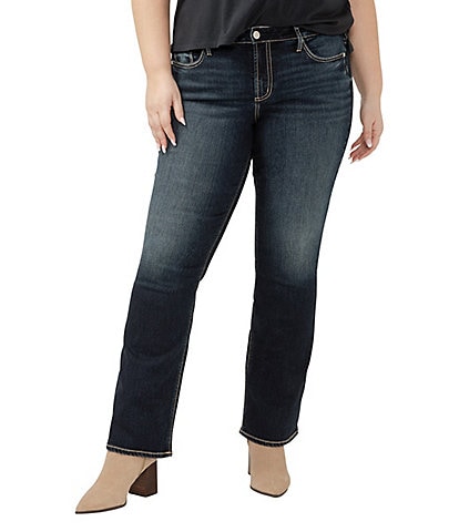 Silver Jeans Co. Plus Size Suki Mid Rise Bootcut Jeans