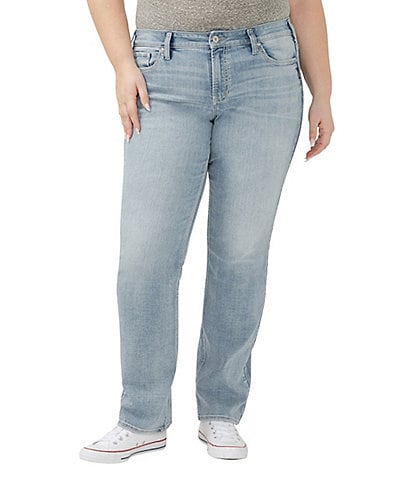 Silver Jeans Co. Plus Size Suki Slim Boot Cut Jeans