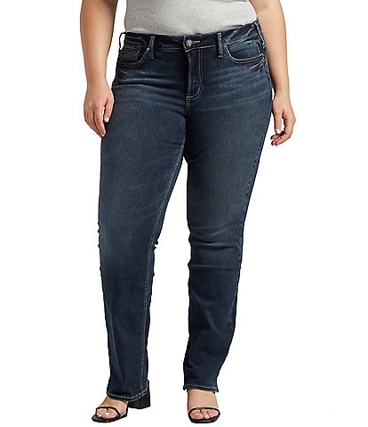 Silver Jeans Co. Plus Size Suki Slim Bootcut Stretch Denim Jeans