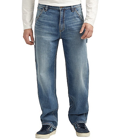 Silver Jeans Co. Relaxed Fit Straight Leg Mid Flex Painters Jeans