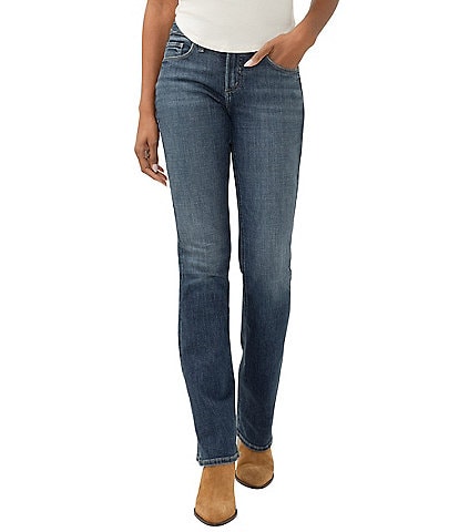 Silver Jeans Co. Suki Mid Rise Slim Fit Bootcut Curvy Jeans