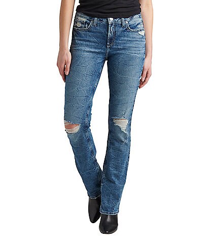 Silver Jeans Co. Suki Mid Rise Slim-Fit Bootcut Jeans
