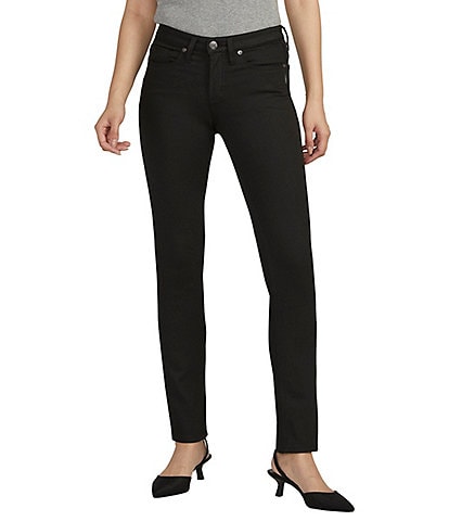 Silver Jeans Co. Suki Mid Rise Straight Jeans