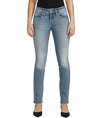 Silver Jeans Co. Suki Mid Rise Straight Jeans