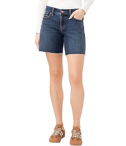 Silver Jeans Co. Suki Mid Thigh Curvy Fit Denim Shorts