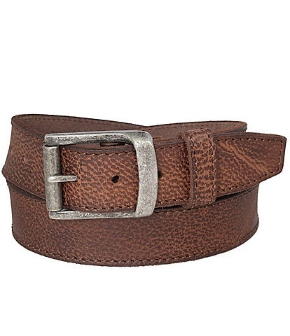 Silver Jeans Co. Two-Tone Vintage Contrast Stitched Leather Belt
