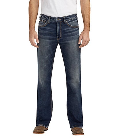 Silver Jeans Co. Zac Relaxed Fit Straight Leg Dark Wash Jeans