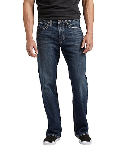 Silver Jeans Co. Zac Relaxed Straight Leg Denim Jeans