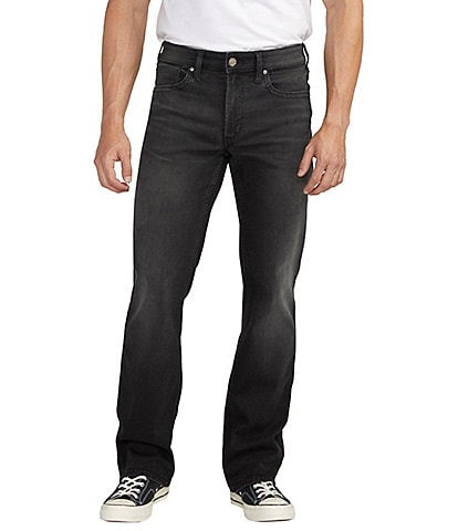 Silver Jeans Co. Zac Relaxed Fit Straight Leg Black Wash Jeans