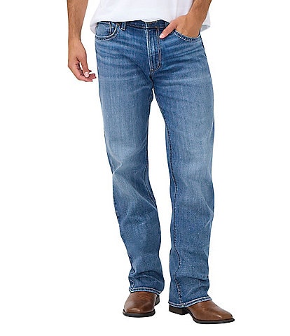 Silver Jeans Co. Zac Western Straight Leg Relaxed Jeans