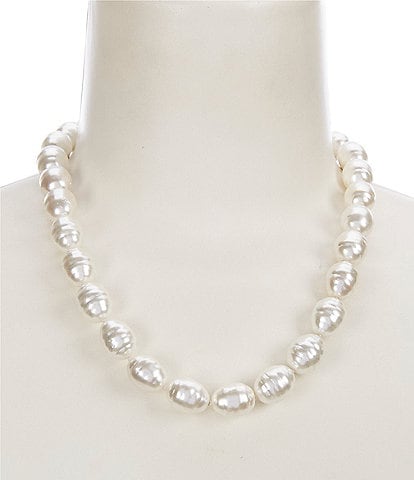 Simon Sebbag Baroque Shell Pearl Collar Necklace