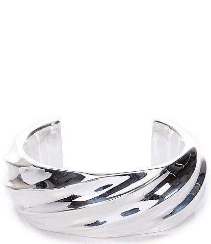 Simon Sebbag Sterling Silver Concave Wave Sterling Silver Cuff Bracelet