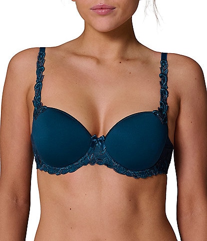 Simone Perele Andora 3D Molded Lace Embroidered Demi Underwire Bra