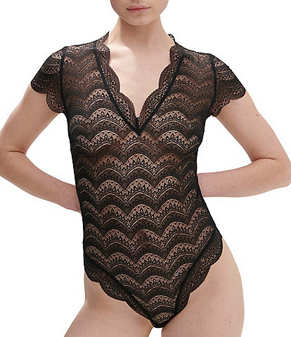 Simone Perele Karma Sheer Lace Bodysuit