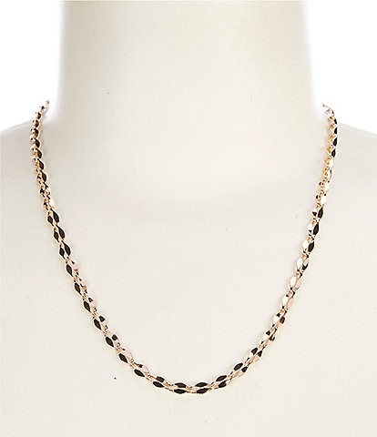 Simplicity Fine Anchor Chain Short Strand Chain Necklace