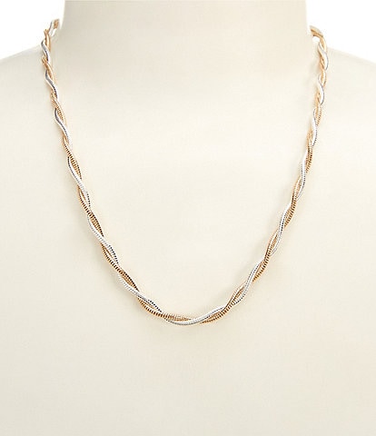 Simplicity Twisted Rope Chain Necklace