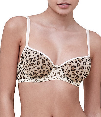 Skarlett Blue Spellbound Convertible Regular to Crisscross Spacer Underwire Leopard Print Bra
