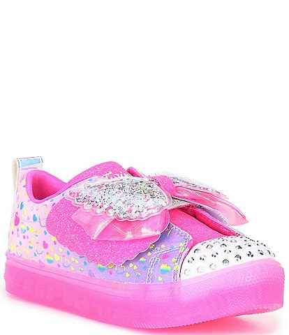 Skechers Girls' Twinkle Toes® Rhinestone Shuffle Brights Lighted Sneakers (Youth)