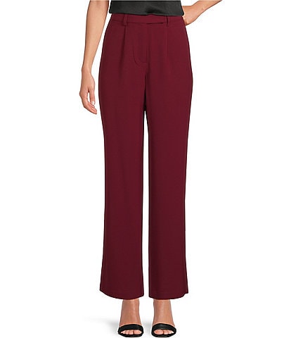 Skies Are Blue High Waist Pintuck Side Pocket Trousers