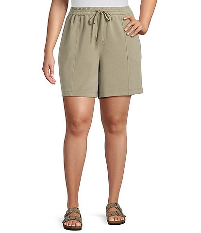 Skies Are Blue Plus Size Brushed Modal Shorts