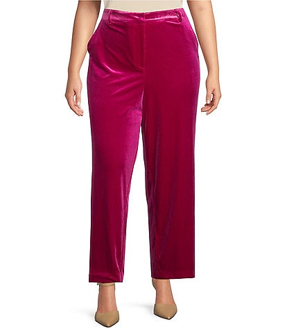 Pantalon slim velours coton Creeks rose saumon femme