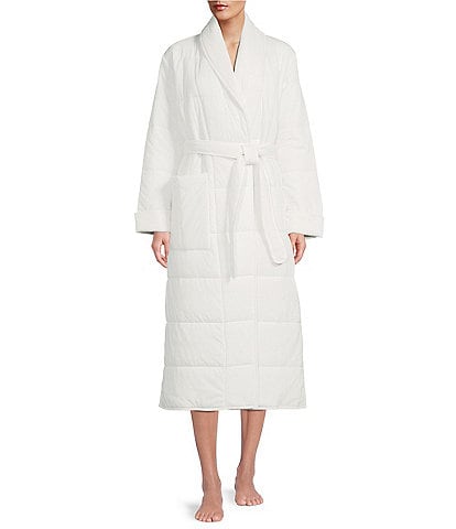 Skin Sierra Quilted Duvet Long Sleeve Long Cozy Robe