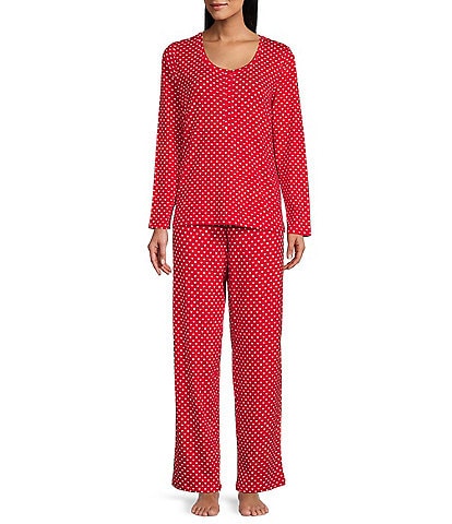 The Cat's Pajamas Simple Stripe Luxe Pima Capri 2XL / Red