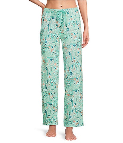 Sleep Sense Patchwork Print Coordinating Knit Sleep Pants