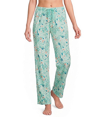 Sleep Sense Patchwork Print Coordinating Knit Sleep Pants