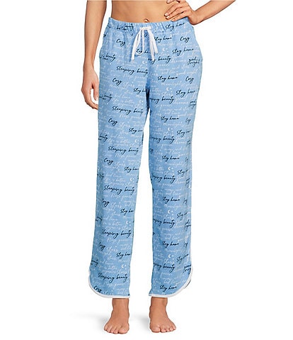 Sleep Sense Sleep Script Print Coordinating Sleep Pants